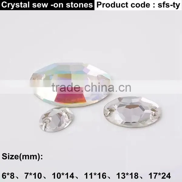 Most Popular OEM Design Hanging Glass Crystals With Different Size for Clothes photo-2