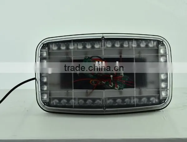 LED Car Auto Emergency Warning Strobe Light Mini Bar With Megnatic Base photo-4