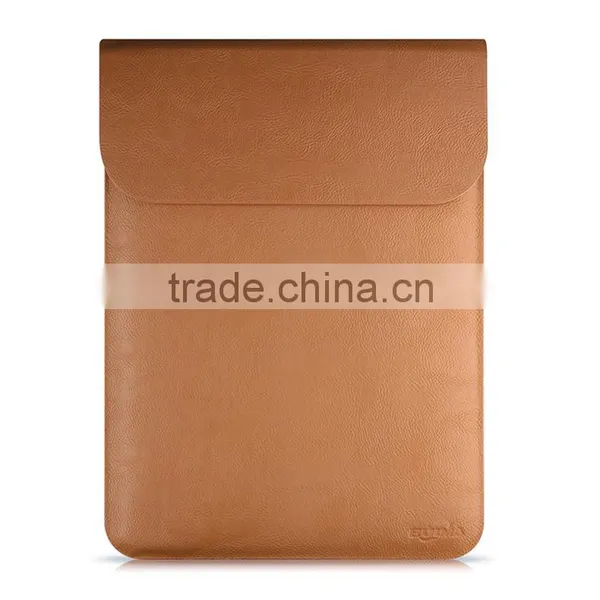 Hot PU Leather Laptop Sleeve Case For MacBook Air 11",AIR 13",Retina 12,13.3,15.4 Inch,Envelope Bag photo-3