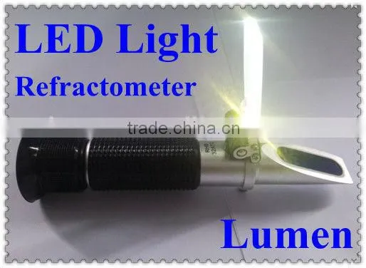 Led Light Portable Hand-held Brix Refractometer RHB-18 ATC