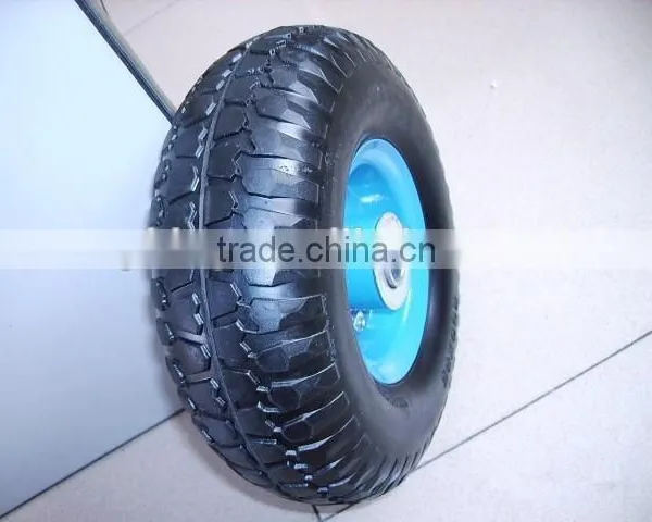 Non-inflatable Wheel 10 Inches Solid Rubber Tyre Tire Tool Cart Solid Wheel photo-2