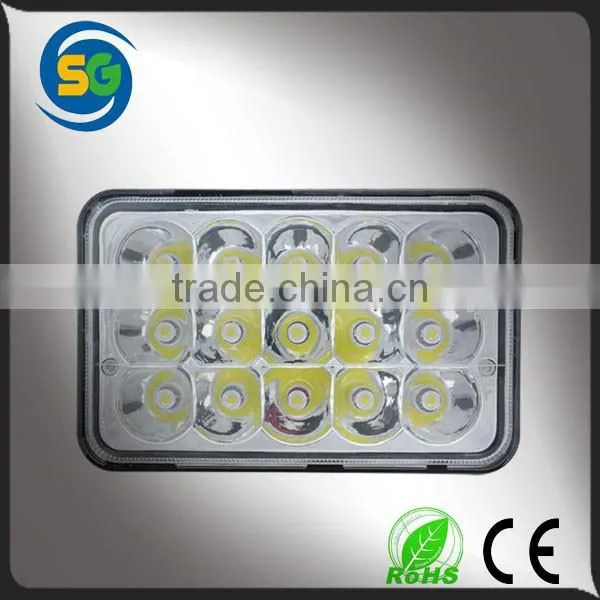 45W Flood Led Work Light 12v 24v Off Road Truck 4x4 Boat SUV Lamp