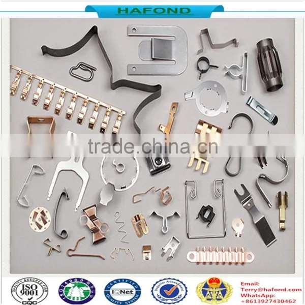 Shenzhen Manufacture Custom Made Electrophoresis Spring Steel Sheet Metal Stamping Parts With CE TUV Certificate