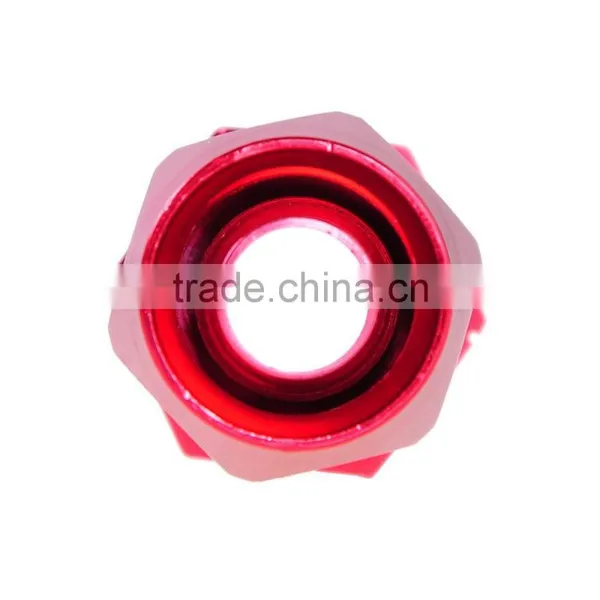 Red AN8 AN-8 8 AN Straight Push Lock Swivel Fitting Hose End Oil Fuel Adaptor photo-4