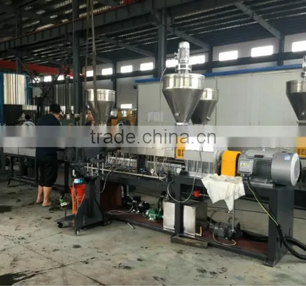Small Plastic Granulator Co-roating Twin Screw Extrusion Machine for ABS PP PE PET Compounding photo-4