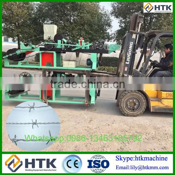 355r/min Speed Straight and Reverse Twisted Barbed Wire Making Machine photo-6
