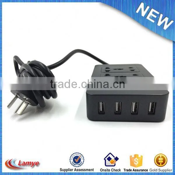 4 Port Usb Charger for Outdoor/ Multiple Portable Socket Outlet for Travel photo-4