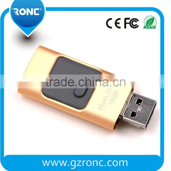 2016 New Design 2.0 USB External OTG Usb Flash Drive for Ios and Android photo-2