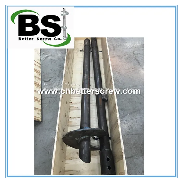 Plain Steel Helical Pile With Best Price photo-4