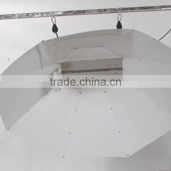 Hydroponics Aluminium Vertical or Horizontal Grow Light Umbrella Reflector / Umbrella-Shape Parabolic Grow Light Reflector: photo-2