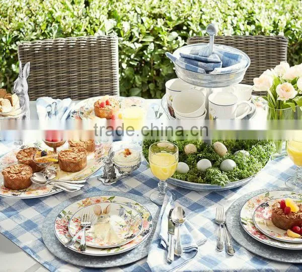 Galvanized Metal Food Tray 3 Tier Fruit Stand | Galvanized Metal Tirede Stand photo-2
