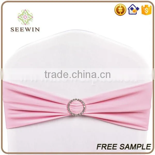 Hot Sale Polyester Spandex Ruffle Chair Sash photo-5