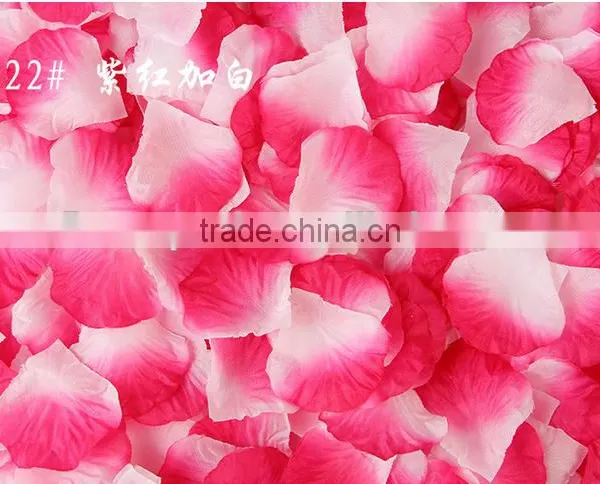 Colorful Rose Petal Table and Wedding Decoration photo-3