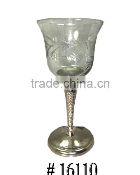 Decorative Metal Hurricane for Candlebra photo-2