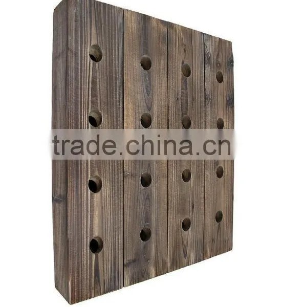 Wall Mounted Wooden Wine Holder/durable Quality Wine Rack/solid Wooden Wine Rack photo-2
