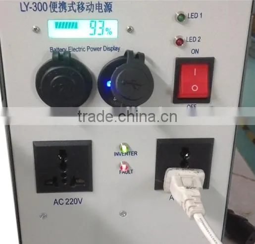 Portable Lithium Battery Backup Solar / AC Power System -900WH photo-2