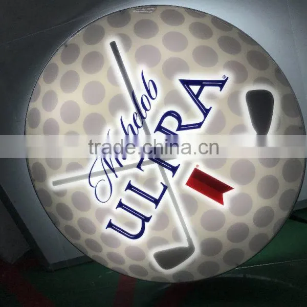 custom advertising outdoor thermoformed led lightbox