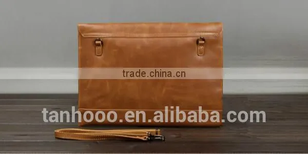 Hot Sale Men's Real Leather Business Clutch Wrist Bag Handbag Organizers Briefcase Wallet photo-5