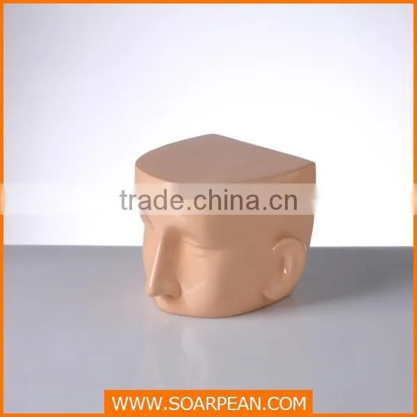 Fiberglass High Glossy Head Mannequin For Glassed Display photo-3