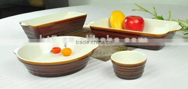 Factory Wholesale Ceramic Bakeware Set photo-4