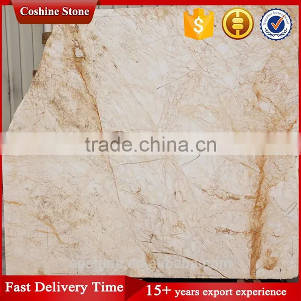Gold Spider Anilox Marble With Linght Yellow Vein Marble Stone photo-3