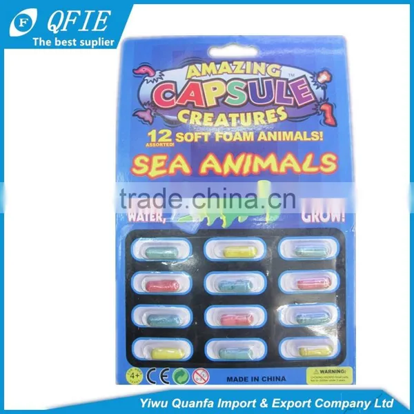 Novelty Gadget Soft Sponge Growing Animal Capsule Toys for Children photo-4