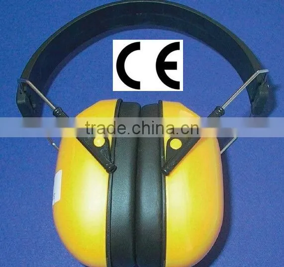 CE EN 352-1 Certificate Foldable Earmuffs , Noise Reduction Safety Ear Muff photo-3