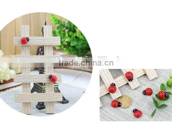 Mini CUTE Fashional Resin Decoration, Mini Coccinella Septempunctata Beatles Micro Landscape Furnishing Articles photo-3
