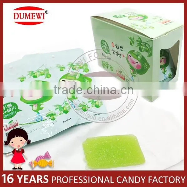 Sugar Coated Fruit Juice Chewy Gummy Soft Candy