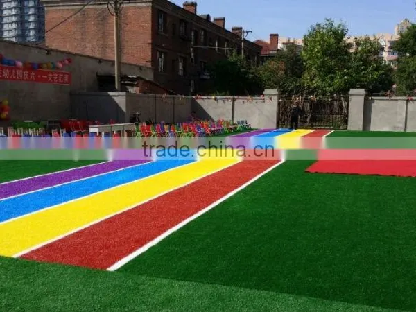 Import China Products Hot Sale Colored Artificial Grass Lawn for Balconies Artificial Flower Ornament photo-2