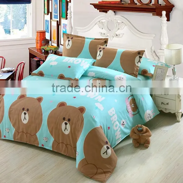Stock Microfibre Polyester Comforter Bedding Set photo-2