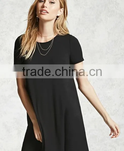 Woman Loose Short Sleeve Casual Dress photo-2