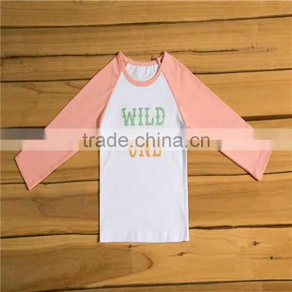 Wholesale Baby Girl Icing Comfort Colors Printing Designs Tops Boutique Kids Long Sleeve T-Shirt photo-4