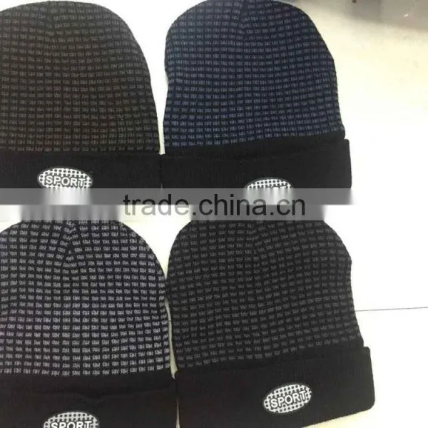 Knitted High Quality Sports Beanie Hat Polar Fleece Cheap Beanie Hats photo-3