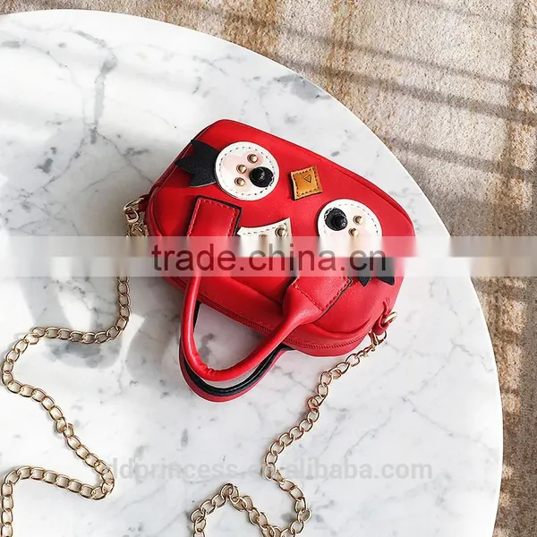 Summer Cartoon Single Shoulder Bags for Girls Red Cute Hand Carry Bag photo-3