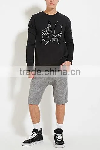 Man Four Minutes of Pants Draw String Waist Shorts photo-6