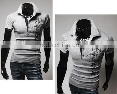 New Design Fashion Men's Casual Short Sleeve Polo t Shirt photo-3