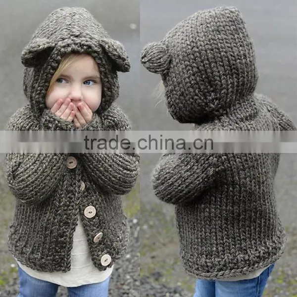 S17698A Infant Clothes Children Cardigan Kids Sweater photo-2