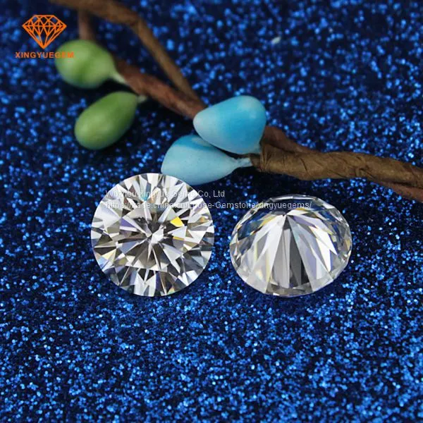 China VVS Pure White 8*8mm Start Cut Synthetic Loose Moissanite Diamond Very Good Cutting