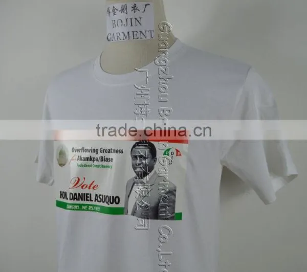 Custom Election Promotional Items Cotton T-shirts photo-3