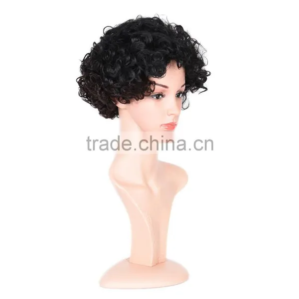 Large Stocks! Short White Cosplay Wig, German Synthetic Hair Wigs, Cute Cosplay Wig photo-2