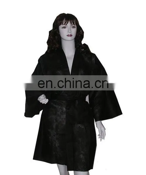 Non Woven Disposable pp Fabric Massage Robe for SPA Single Use photo-4