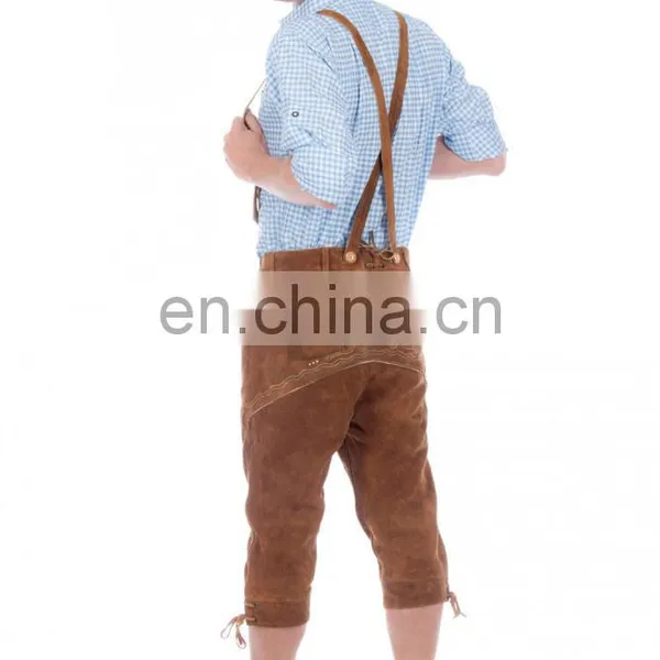 2016 Wholesale Oktoberfest Men Knee Lederhosen (Bavaria Clothing) photo-5