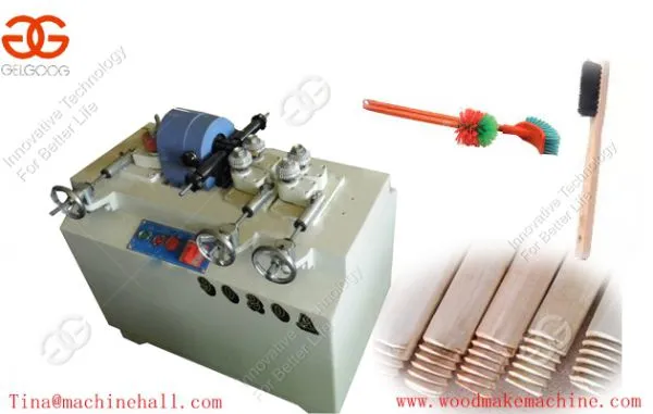 Automatic Wood Paint Brush Handle Making Machine Cost Wood Round Stick Making Machine photo-2