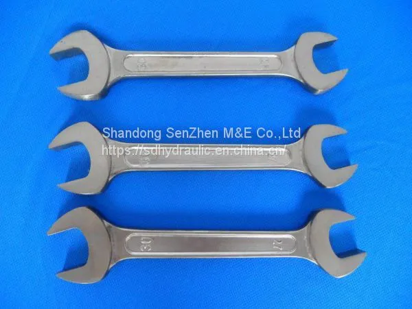 China Factory Sale Buy Double Open End Solid Mechanical Wrench Spanner Price