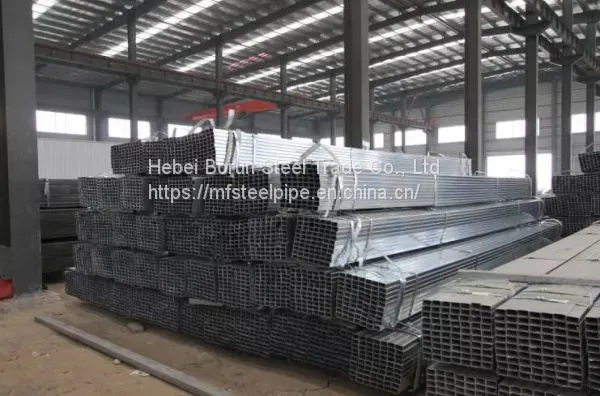 ERW Hollow Section Hot Dipped Galvanized Square Steel Pipe photo-4