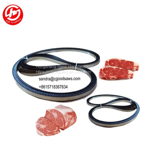 0.56*13/16/19 Meat/bone Band Saws Blade Length 1650mm for Frozen Bone Meat Cutting photo-3