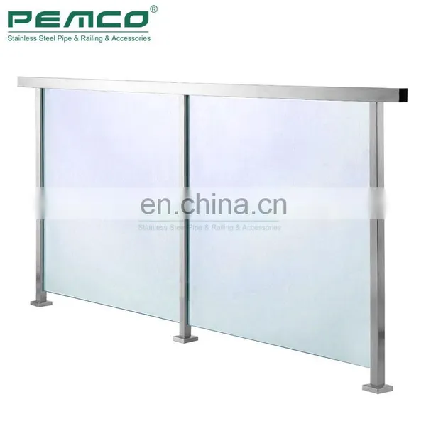 Project Inox Handrails Balustrades 304 Stainless Steel Glass Railing Balcony Balustrade Design photo-2