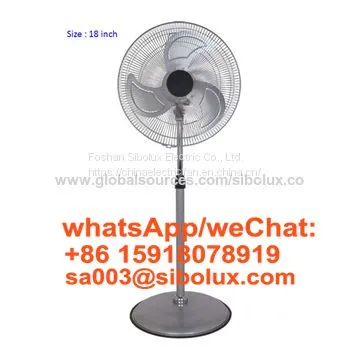 Sibolux 18 Inch Electric Metal Vintage Stand Fan 18inch Retro Standing Fan photo-2