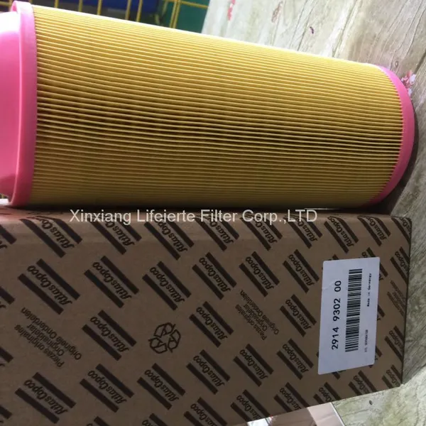 Air Filter Element 2914930200 2914501700 2914501800 for Screw Compressor, photo-2